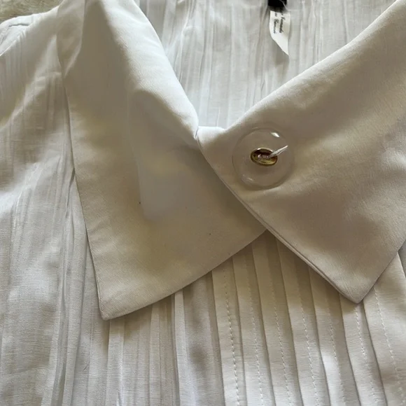 White Sleeveless Top Sz 44 Canada - Picture 2 of 5